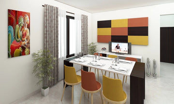 Contemporary Fusion Dining Room